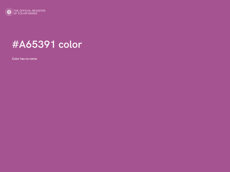 #A65391 color image