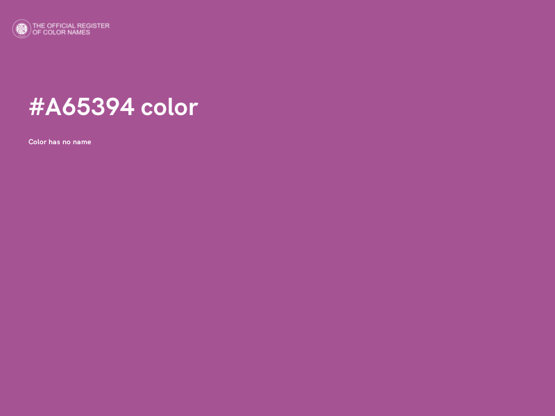 #A65394 color image