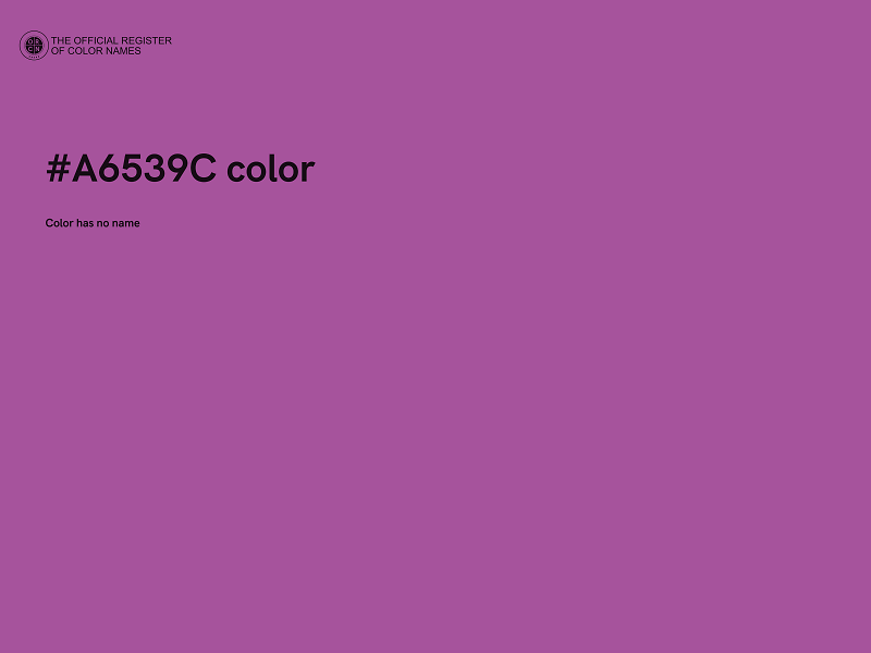 #A6539C color image