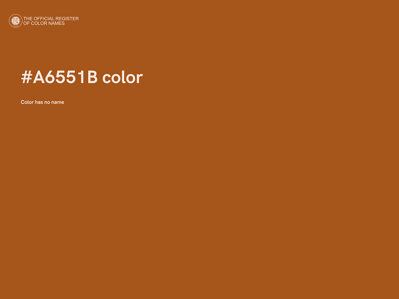 #A6551B color image