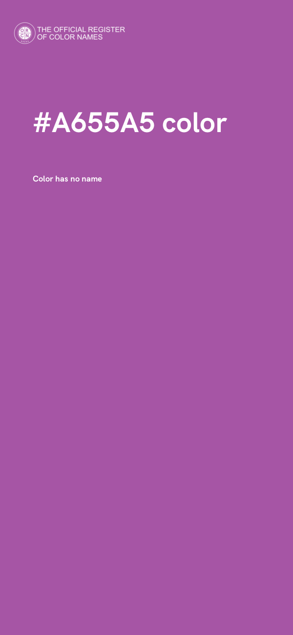 #A655A5 color image