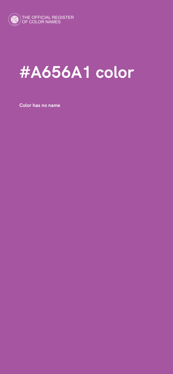 #A656A1 color image