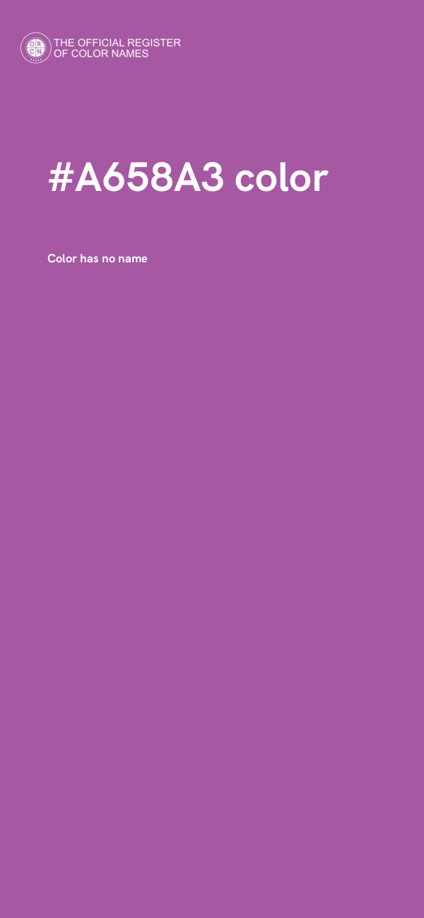 #A658A3 color image