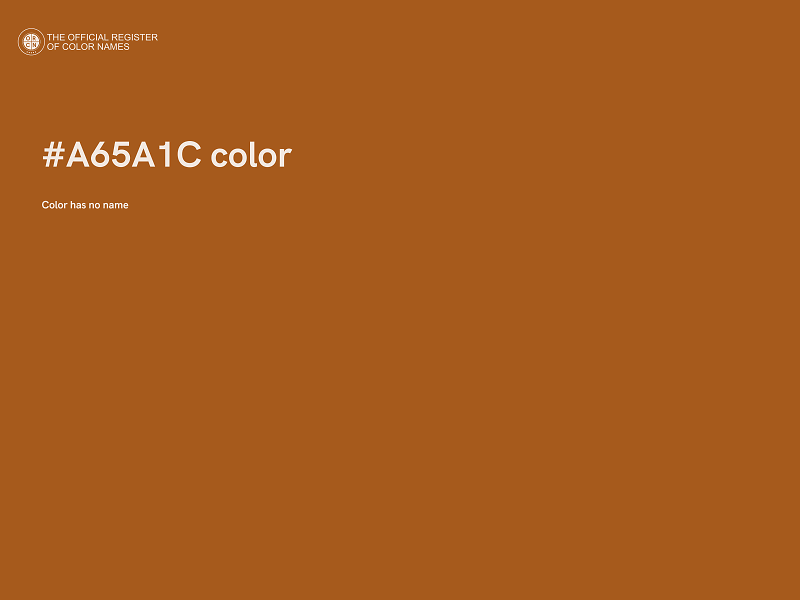 #A65A1C color image