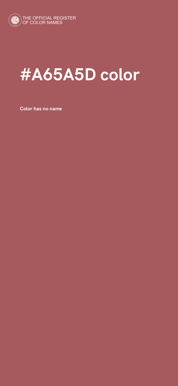 #A65A5D color image