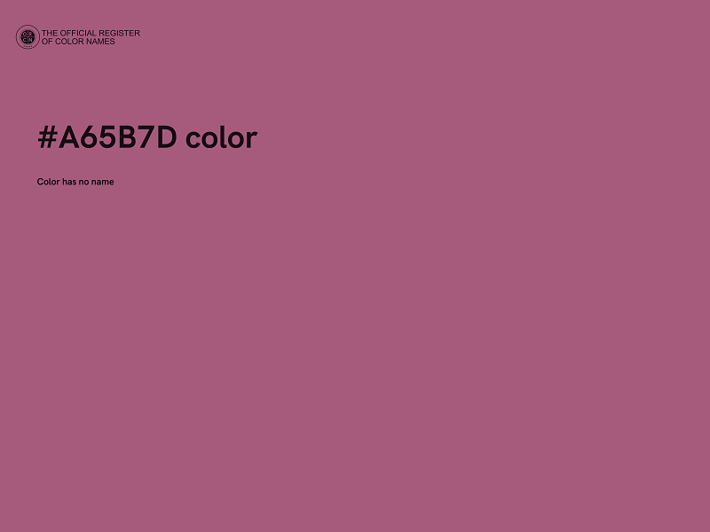 #A65B7D color image