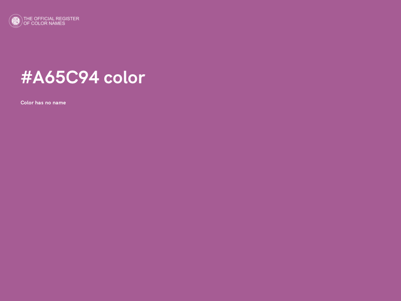 #A65C94 color image