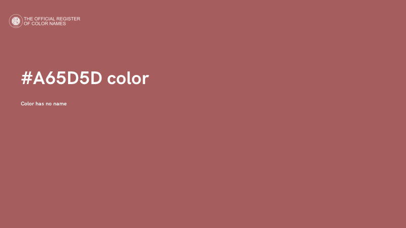 #A65D5D color image