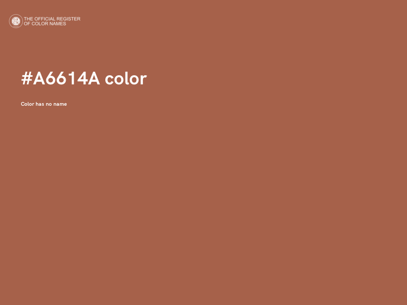 #A6614A color image