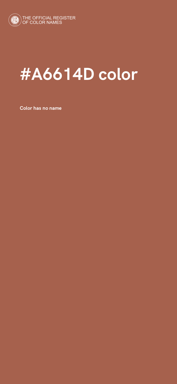 #A6614D color image
