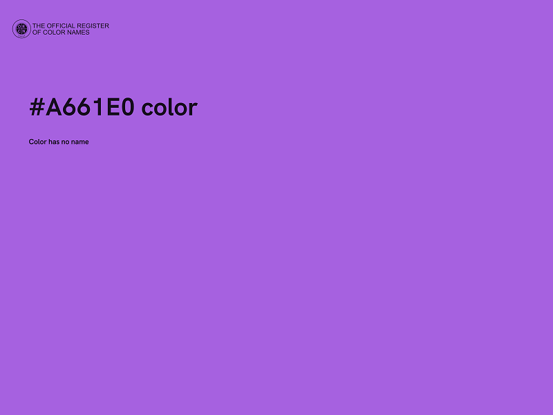 #A661E0 color image