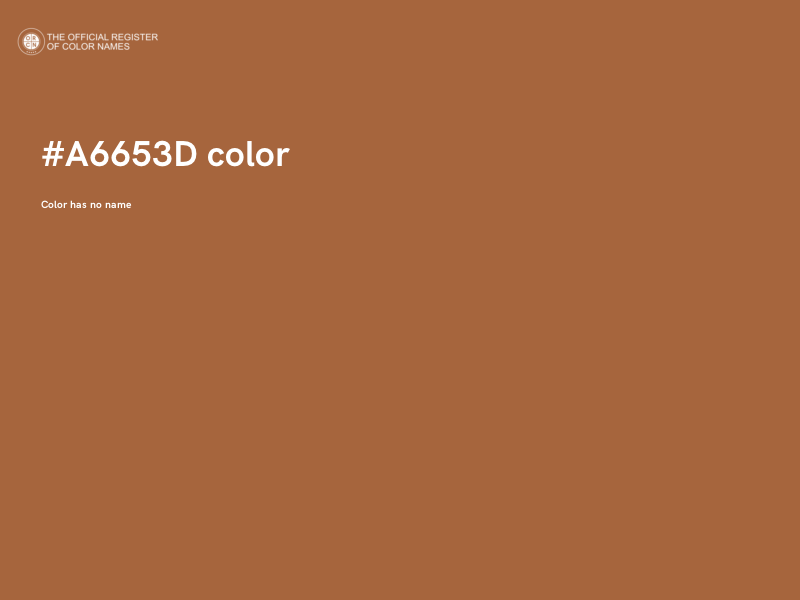 #A6653D color image