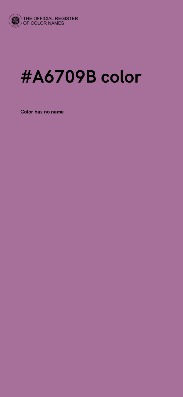 #A6709B color image