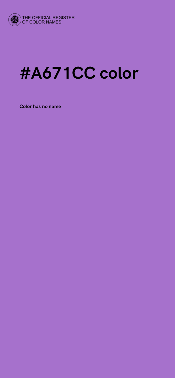 #A671CC color image