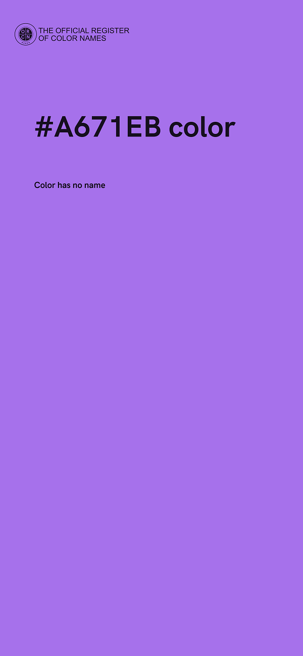 #A671EB color image