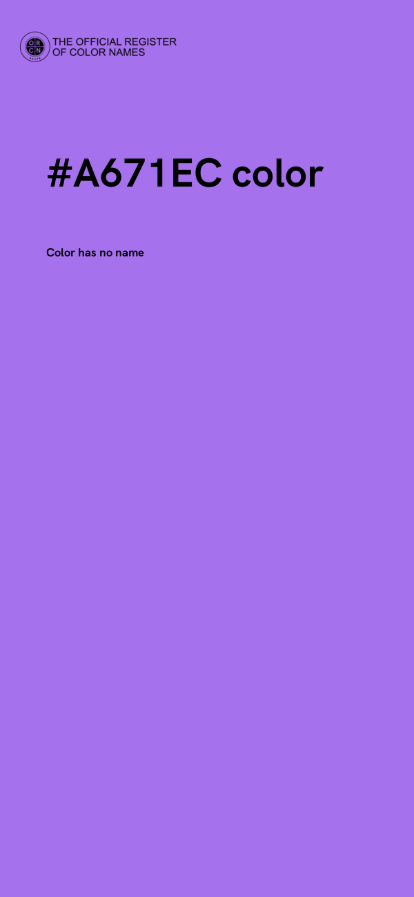 #A671EC color image
