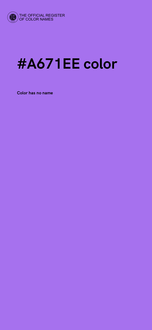 #A671EE color image