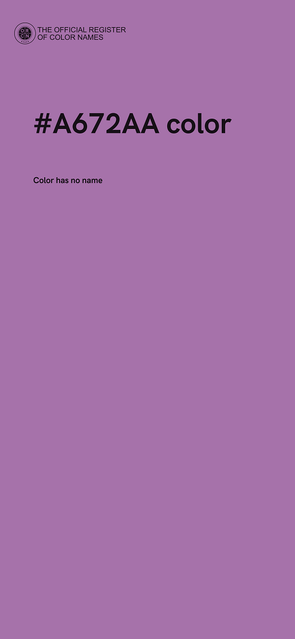 #A672AA color image