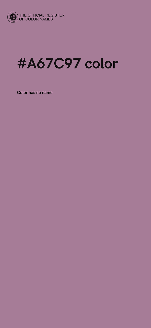 #A67C97 color image