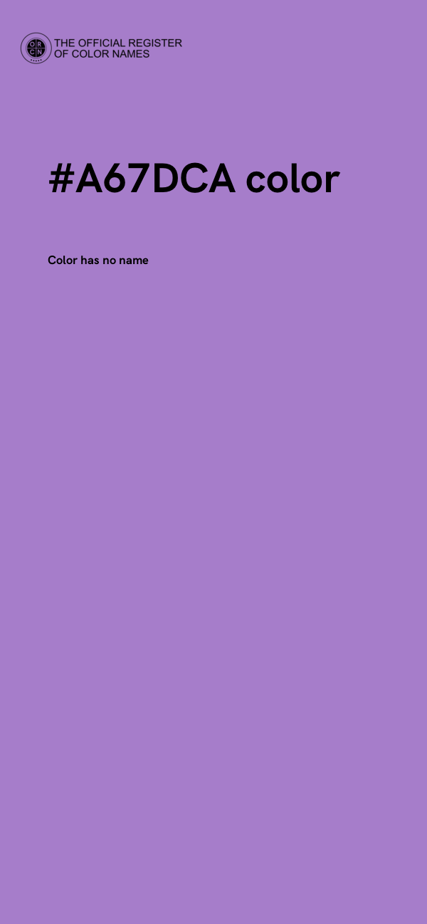 #A67DCA color image