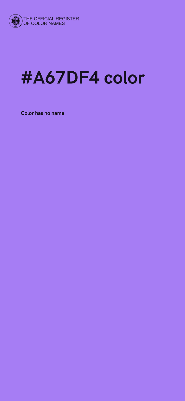 #A67DF4 color image