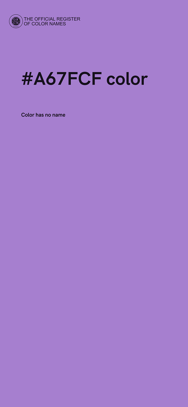 #A67FCF color image