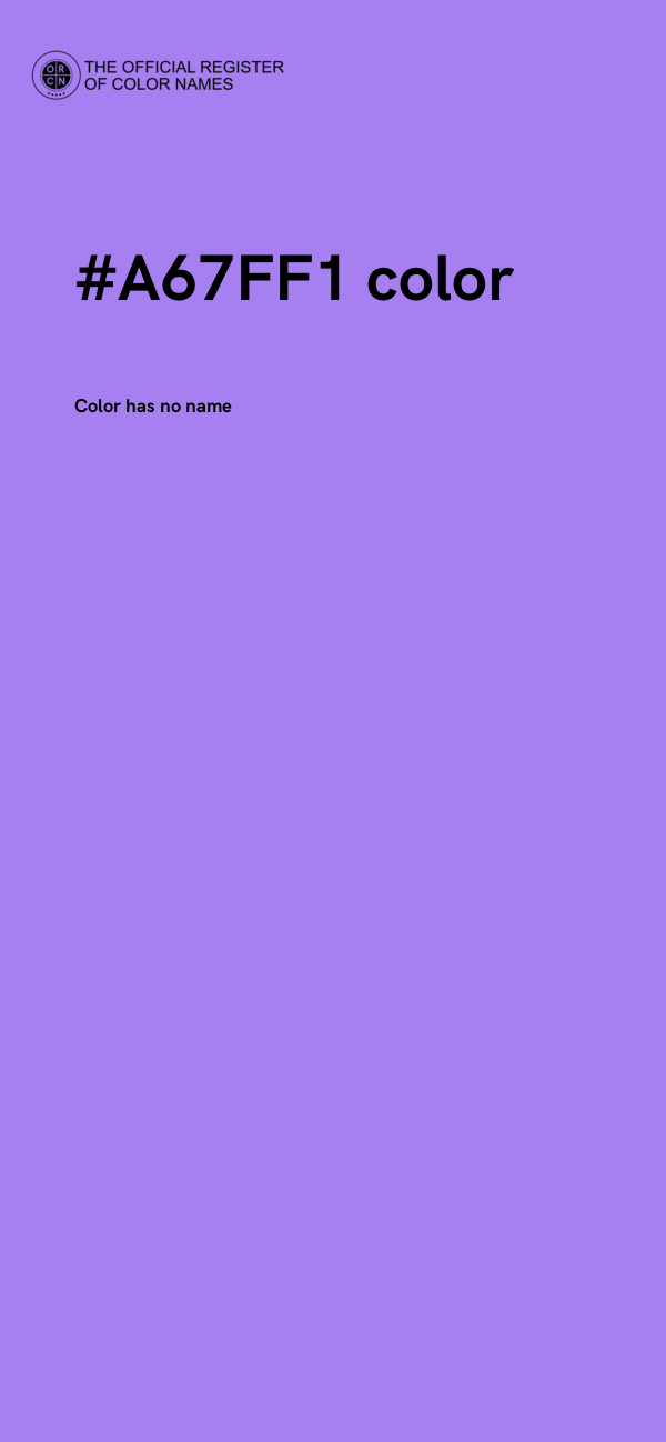 #A67FF1 color image
