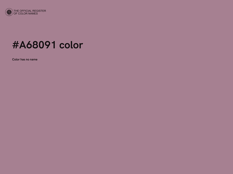 #A68091 color image