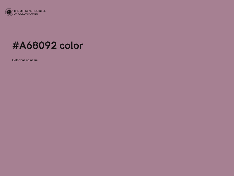 #A68092 color image