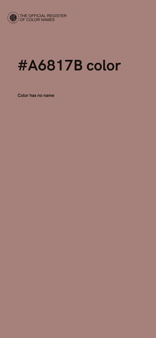 #A6817B color image