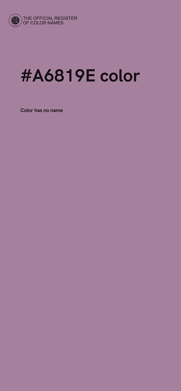 #A6819E color image