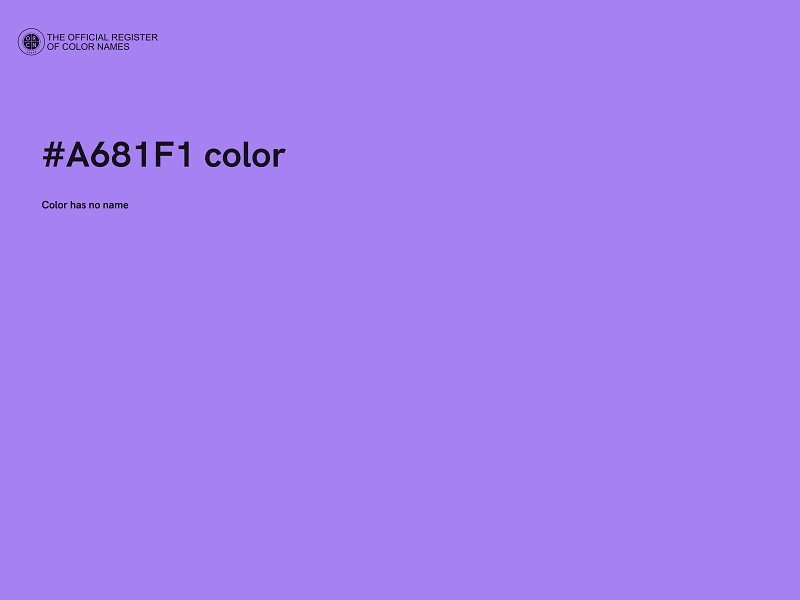 #A681F1 color image