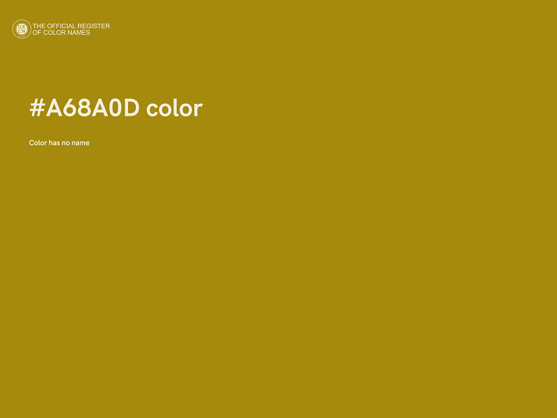 #A68A0D color image