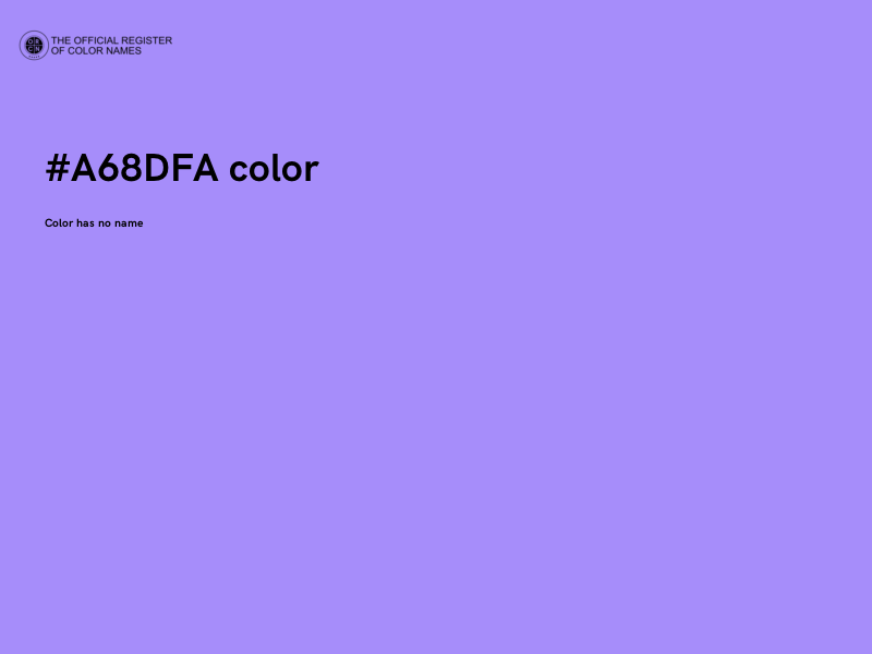 #A68DFA color image