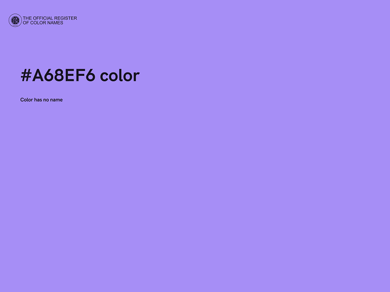 #A68EF6 color image