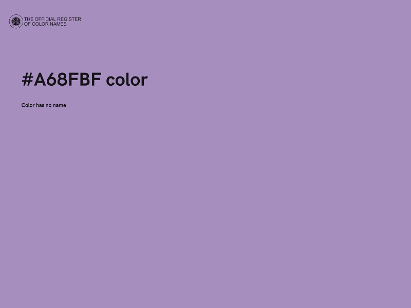 #A68FBF color image
