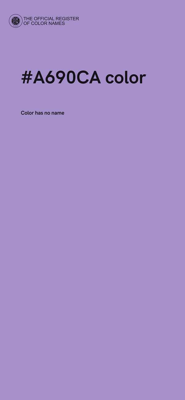 #A690CA color image