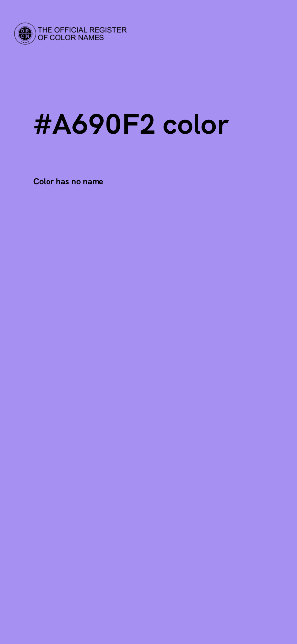#A690F2 color image