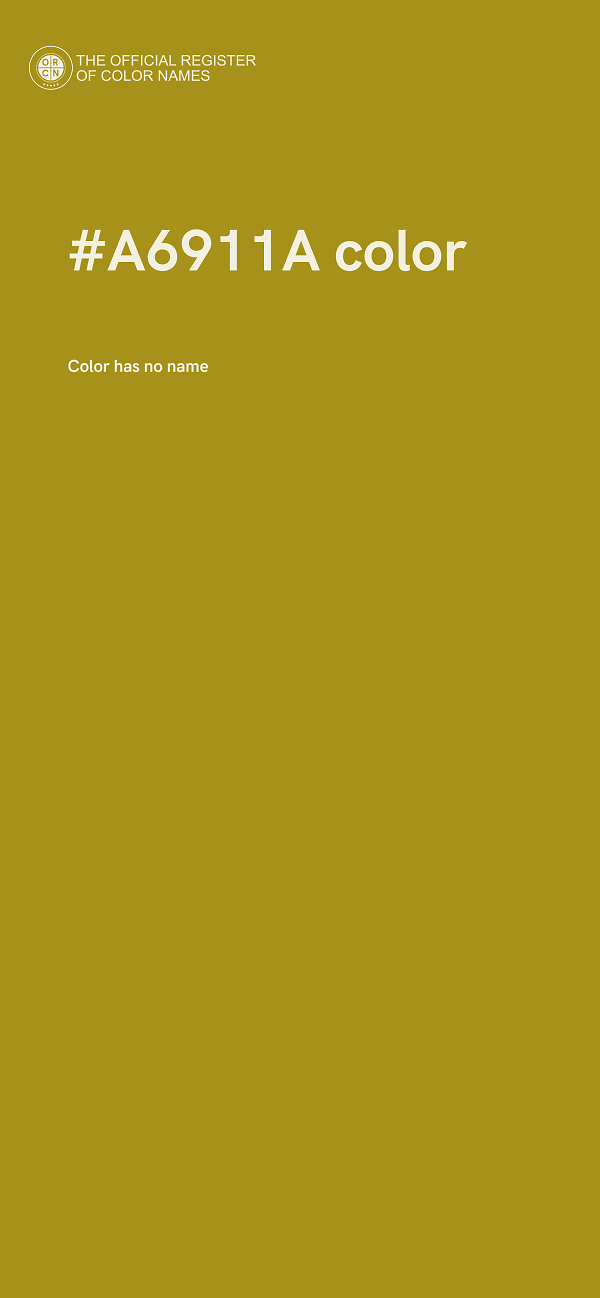 #A6911A color image