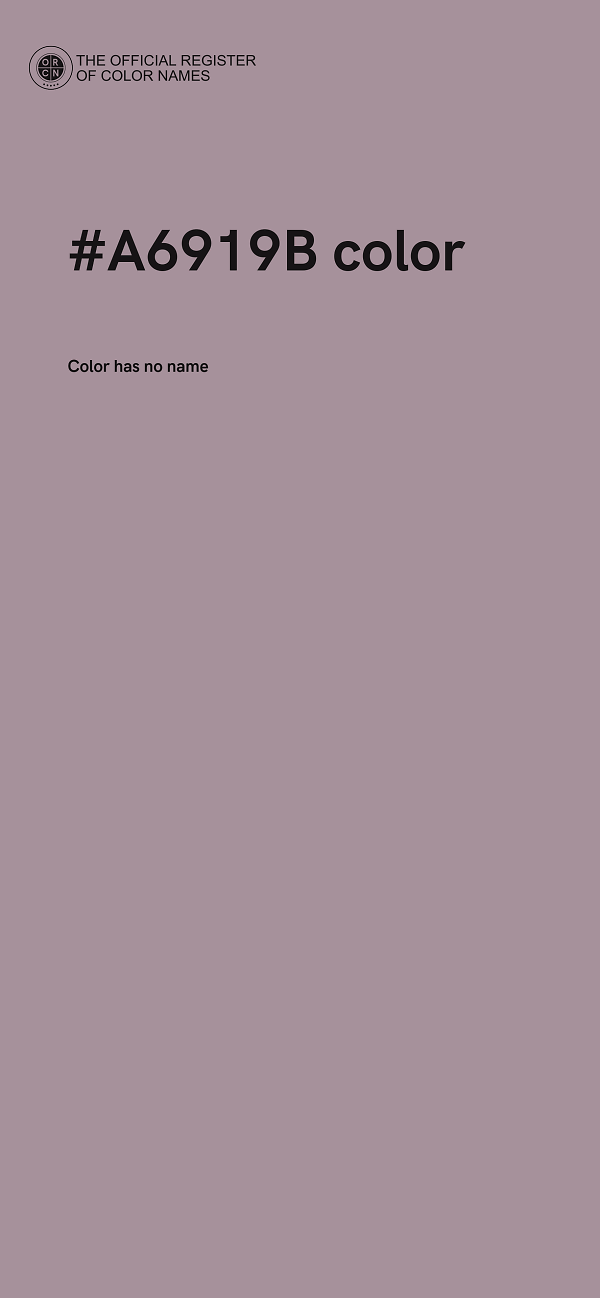 #A6919B color image