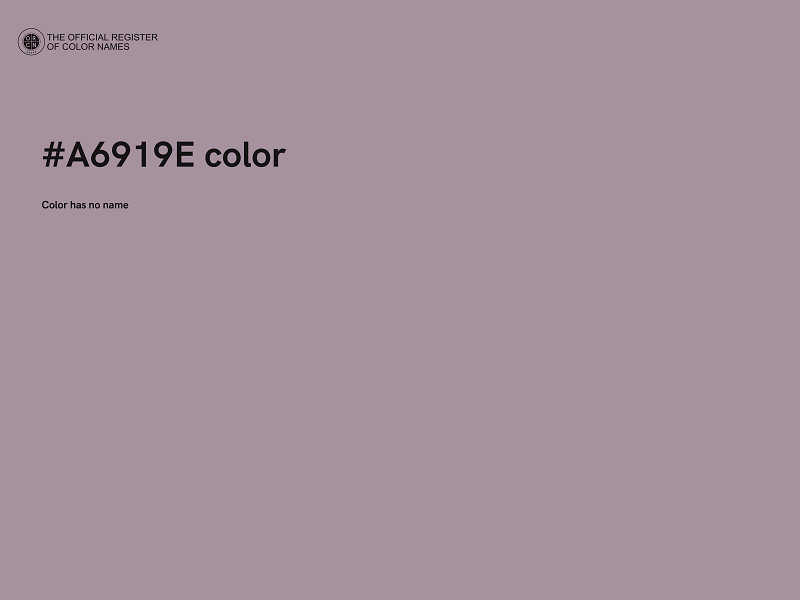 #A6919E color image