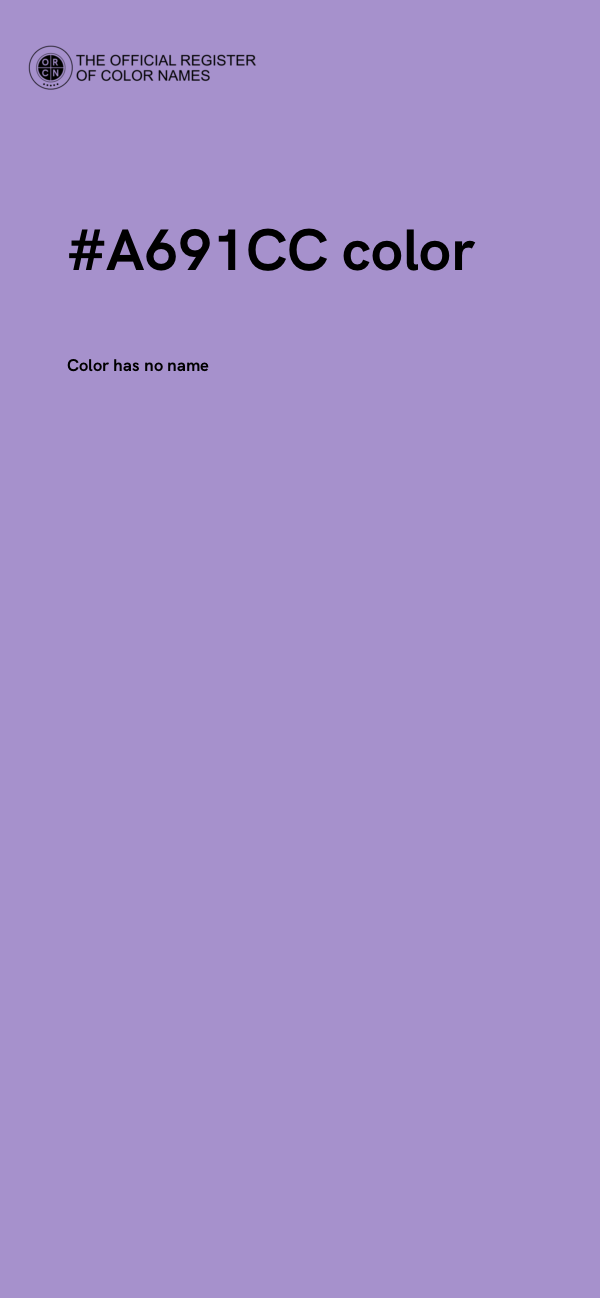 #A691CC color image