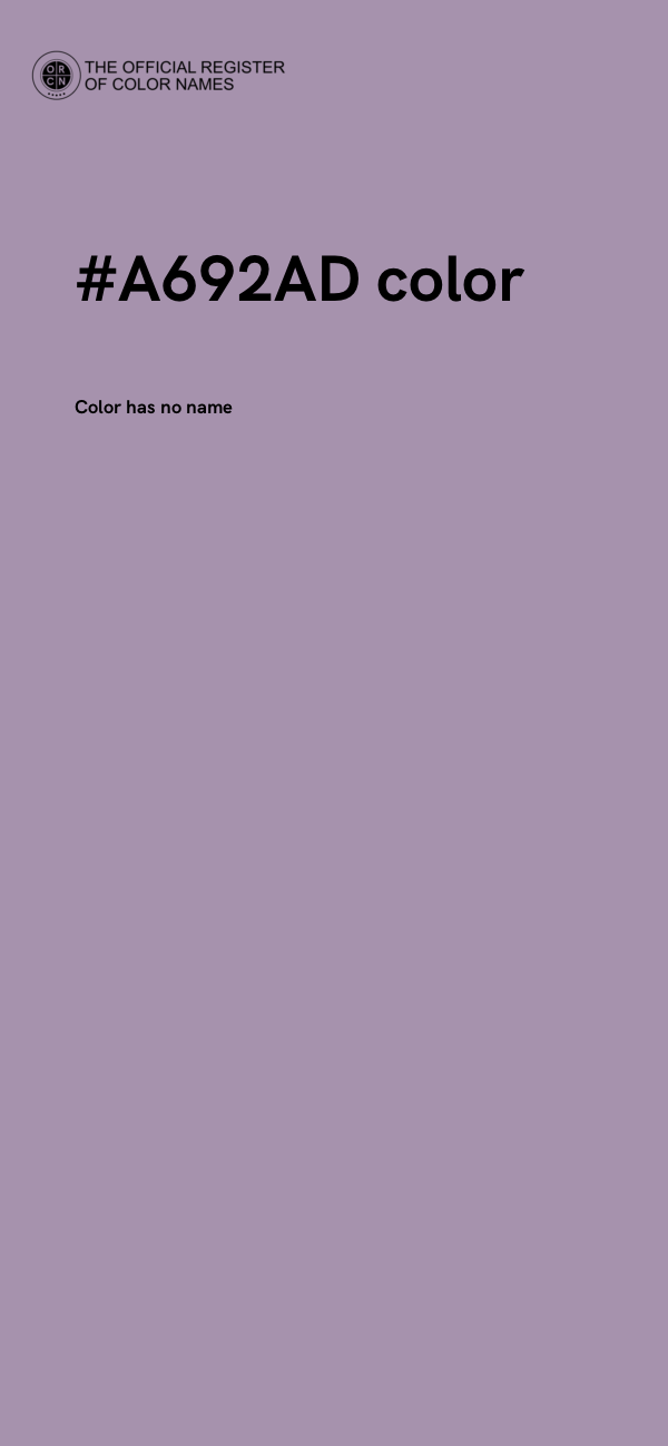 #A692AD color image