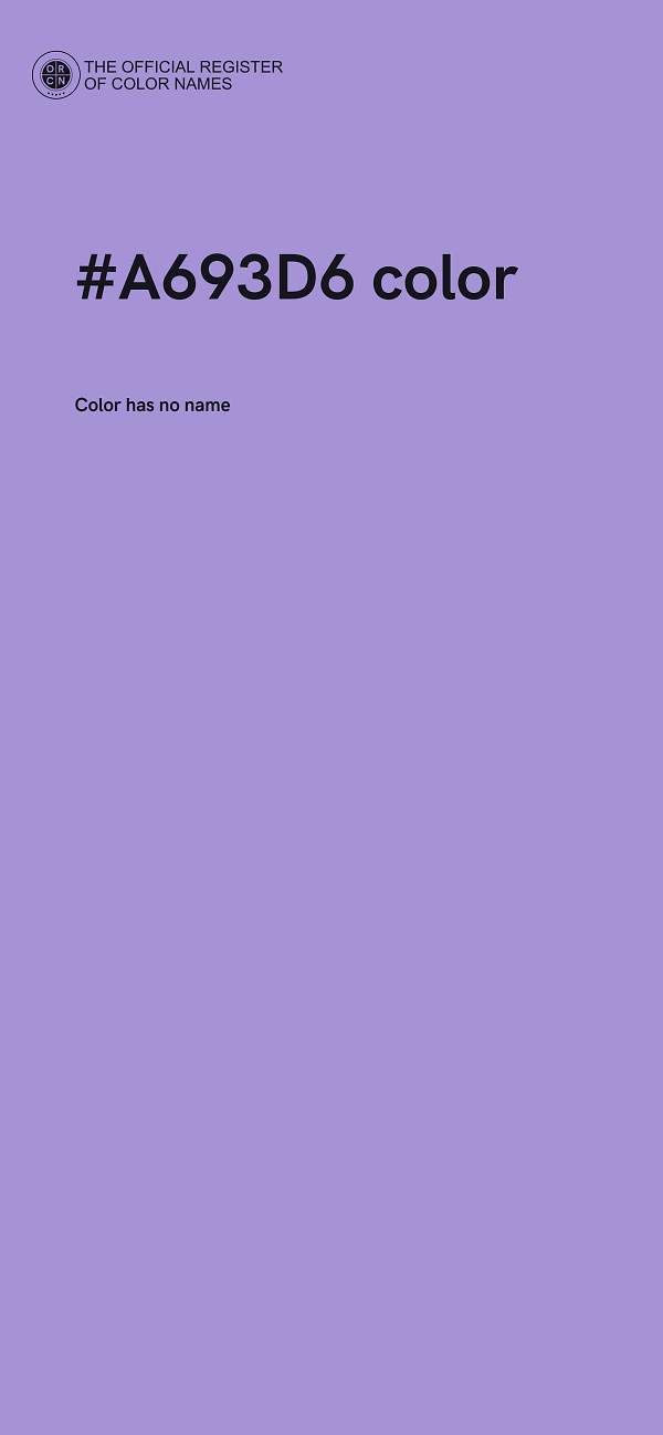 #A693D6 color image