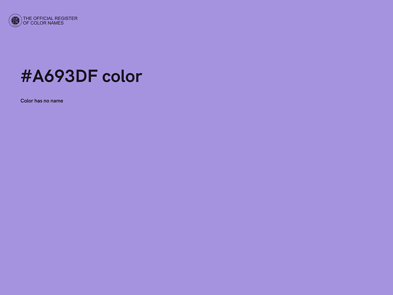 #A693DF color image