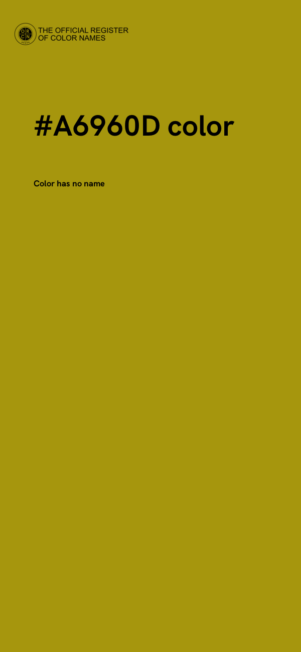 #A6960D color image