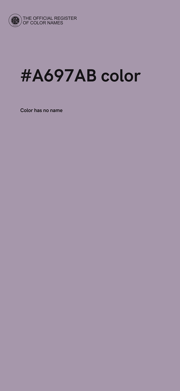 #A697AB color image