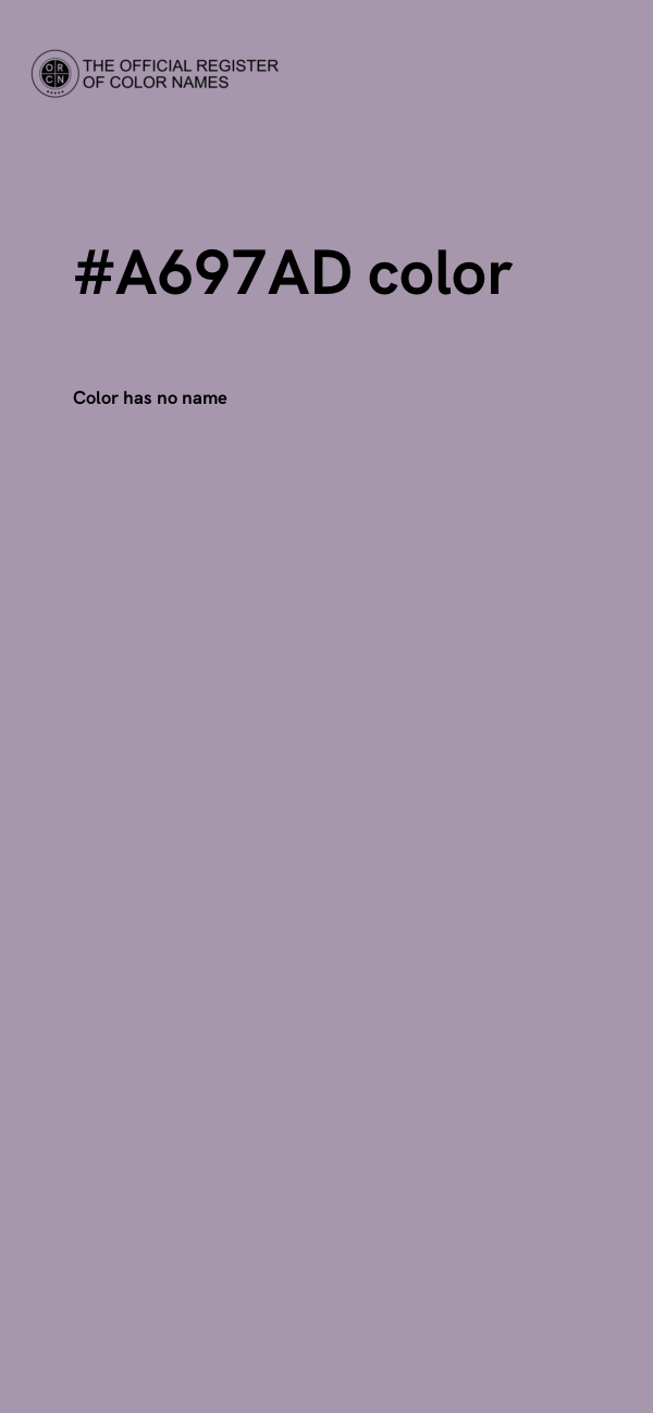 #A697AD color image