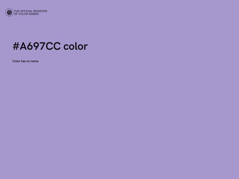 #A697CC color image