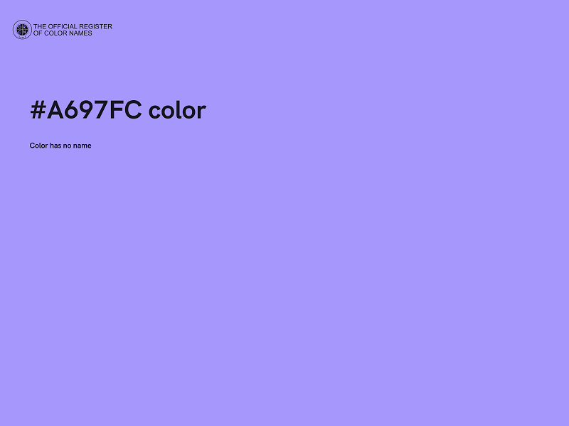 #A697FC color image